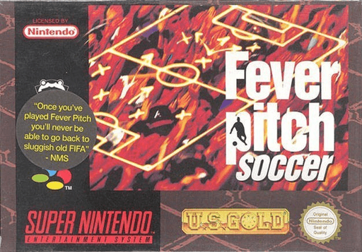 Fever Pitch Soccer box art for Super Nintendo